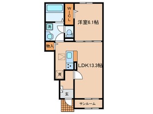 仮）バランタインⅡの物件間取画像